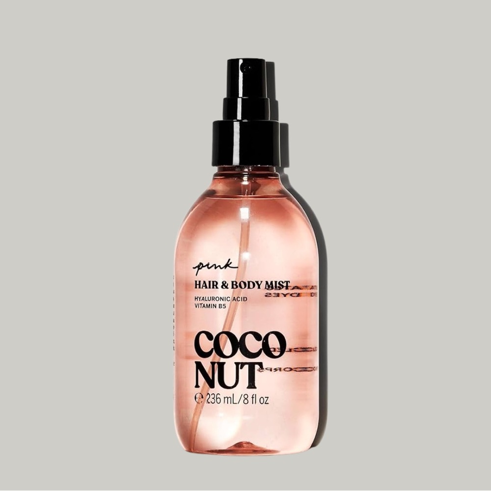 LIKE NEW Pink Coconut Victoria's Secret Hair & Body Mist